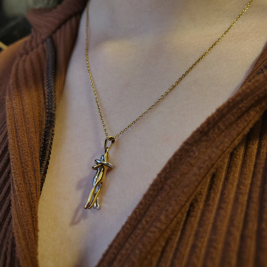 Cadena + Dije pareja Dama