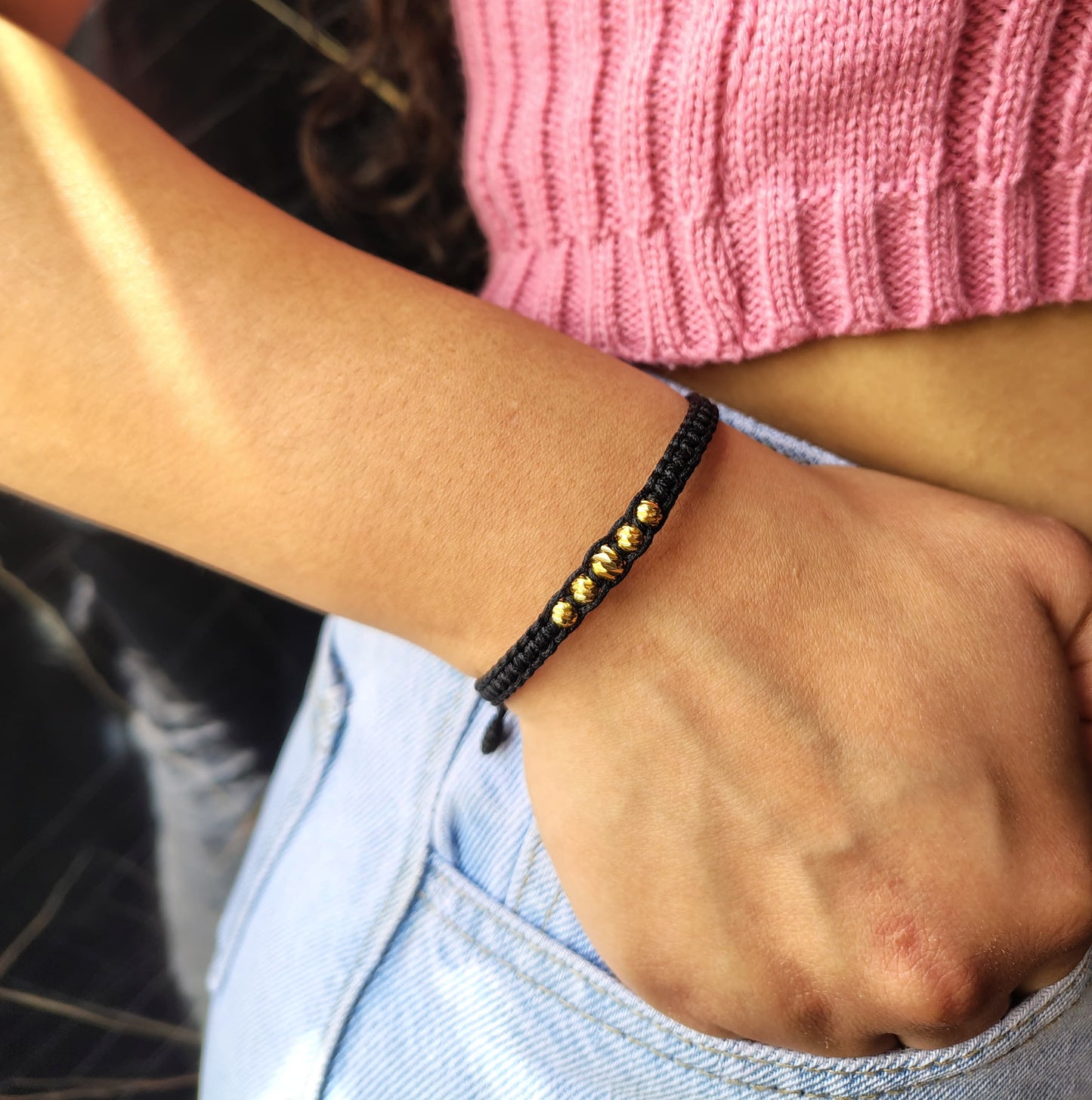 Pulsera casual diamantada Dama