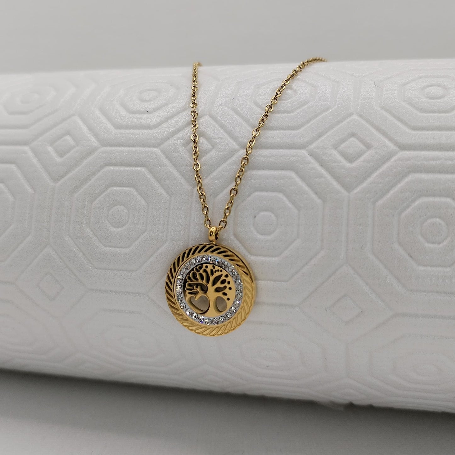 Cadena+Dije Árbol de la vida Dama
